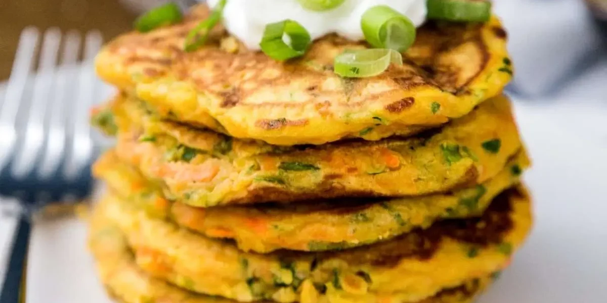 طرز تهیه پنکیک سبزیجات؛ میان‌وعده خوشمزه و مقوی برای کودکان