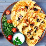 طرز تهیه کرپ پیتزا؛ صبحانه خاص و خوشمزه
