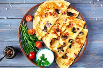 طرز تهیه کرپ پیتزا؛ صبحانه خاص و خوشمزه