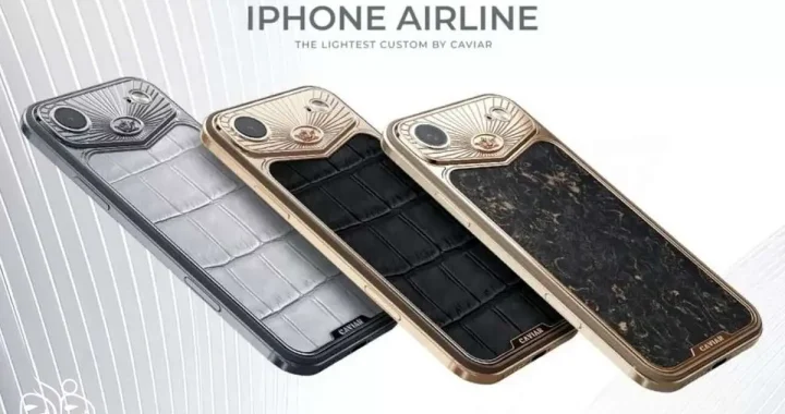 آیفون ایر لوکس ۴ میلیاردی با طلای خالص و چرم کروکودیل معرفی شد