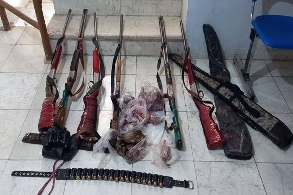 کشف ۱۰ قبضه سلاح شکاری و دستگیری متخلفان در مازندران